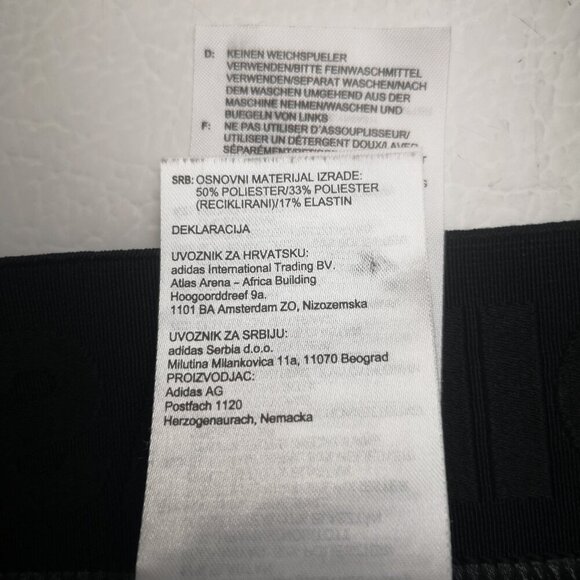 2 / $30.00 - Adidas Ladies Size XS Grey w/ Black & Pink Accents Leggings - Picture 7 of 11